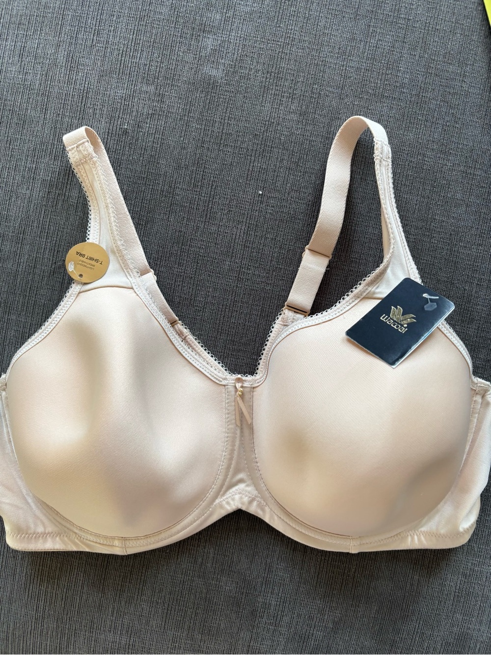 NWT WACOAL Light Nude T-Shirt Underwire Bra 46C
